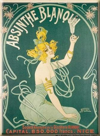 Französisches Metallschild, Retro AD Blanqui Absinth – M878 Retro Vintage 20,3 x 30,5 cm Blechschild Wanddekoration Heimdekoration