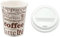 TELEVASO - 1000 uds - Vaso de cartón para café Vending + Tapa Traveler - Capacidad de 237 ml (8 oz) - Ideal para Bebidas Calientes como café, té, Leche, infusiones