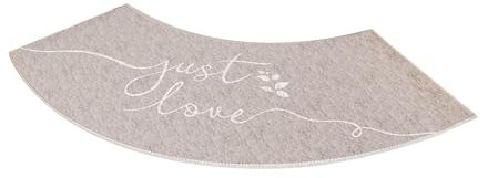 F Fityle Tapis de Bain incurvé, Absorbant l'eau, Doux, antidérapant, pour Salle de Bain, Douche, pour Salon, 40x75cm, b