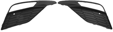 Stoßstangen-Nebelscheinwerfergitter, 1 Paar Vordere Stoßstangen-Unternebelgitterabdeckung 5F0853665H Ersatz für SEAT Leon FR 5F MK3 Facelift 2017 Bis 2020