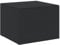 vidaXL Gartentruhe, Kissenbox Auflagenbox mit Deckel, Gartenbox Garten Aufbewahrungsbox mit wasserfestem Beutel, Spielzeugbox Gartenmöbel, Schwarz 291L Poly Rattan