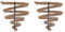 NYX Professional Makeup Crayon à Sourcils Micro Brow Pencil, Crayon Ultra-Fin Double-Embout avec Mine Rétractable et Goupillon, Teinte : Taupe (01) (Lot de 2)