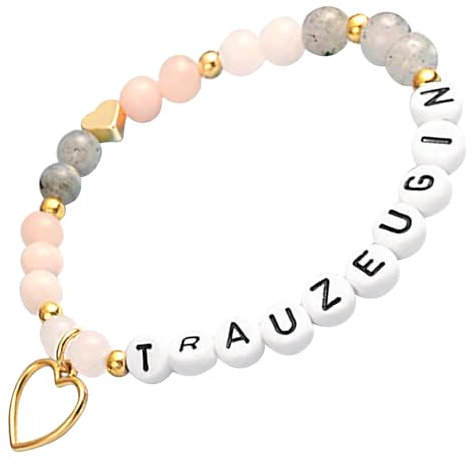 Simsky Trauzeugin armband,Team braut armbänder,Geschenk für trauzeugin,Brautjungfer armband,Brautgeschenk Handmade Edelstein Perlen Stretch Armbänder