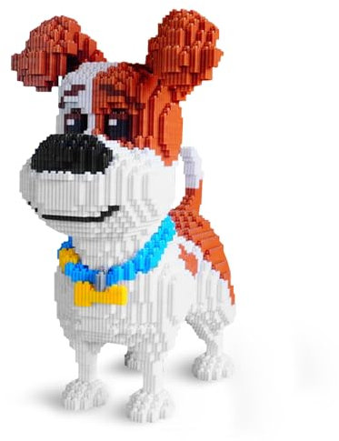 Bausteine für Hunde, Micro Blocks Set, Particle Baustein-Set, Micro bausteine Erwachsene, Classic Cartoon Anime Mini Bausteine, Nano Micro Mini Blockiert DIY-Spielzeug Für Erwachsene(F)