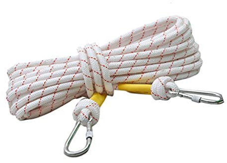 Corde d'escalade statique corde de sécurité en nyl Corde d'escalade Corde de sécurité résistante à l'usure de 12 mm(100m)