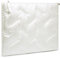GAOCHY 13 Inch Puffy Laptop Sleeve for MacBook Air 13 M4/M3/M2/M1, 13 Inch iPad Air M3 2025, iPad Pro M4 2024, Envy x360 13, Vivobook 13, Latitude, 13.8-13.5 Inch Surface Laptop 7-1, Pearl White