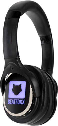 Beatfoxx SDH-340 Silent Disco V2 Kopfhörer USB-C - Stereo Funk-Kopfhörer - Erweiterung von Silent Disco V2-Sets - Kanal LED-Beleuchtung - kabelloser Partyspaß - über 10 Stunden Akkulaufzeit