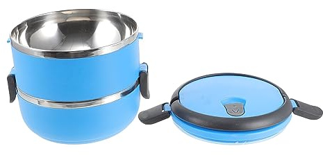 SEWOART 1400ml Auslaufsichere Reiseschüssel für Hunde aus Edelstahl Doppelwandig mit Griff 2 Schalen für Zuhause und Auto