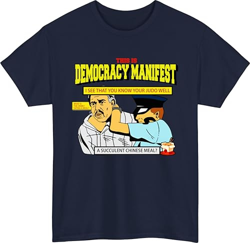 This is Democracy Manifest Meme T-Shirt, Succulent Chinese Meal Shirt, Internet Joke Humor Tee, Unisex Friends Top