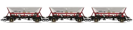 Hornby TT TT6037 Railfreight HAA Hopper Triple pack, Silver