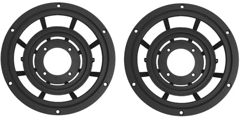 Nurnesy 2 Pack -Guss -Aluminium -Lautsprecher -Beckenständer - Langlebige Tieftöner -Frames für DIY -Subwoofer und PA DJ -Lautsprecher, 223 Mm Außendurchmesser