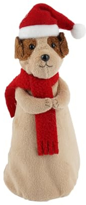 CGB Giftware | Christmas Tree Topper 'Santa Paws' Dog | Festive Decor | Christmas Decoration | Seasonal | GB08715