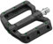 Funn Black Magic Kunststoff-Flachpedal-Set für Mountainbike - Leichte breite Plattform-Fahrradpedale für Stabilität, 9/16-Zoll CrMo-Achse Fahrradpedale für MTB/BMX/Urban/Gravel-Fahren (Grüne Pins)