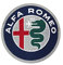 Alfa Romeo Patch Aufkleber, Offizielle Logo, Durchmesser: 50 mm