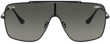 Ray-Ban Herren 0RB3697 Sonnenbrille, Blau (Black), 40