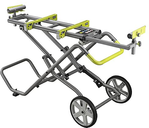 RYOBI Table de Sciage Pliable RLSW01 – Support Universel Scie Circulaire, Bras Élargisseurs, Structure Métal Légère et Robuste, Facile à Transporter