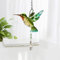 Kristall-Sonnenfänger Grüner Kolibri Anhänger hängender Kronleuchter Prisma Regenbogenhersteller Ornament für Fenster Sun Catcher, Hausgarten Dekoration