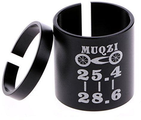 SUCHUANGUANG Bike Fahrrad Ahead Vorbau Shim Reducer Conversion Variable Ring Set 25,4 auf 28,6 mm Conversion Sleeve