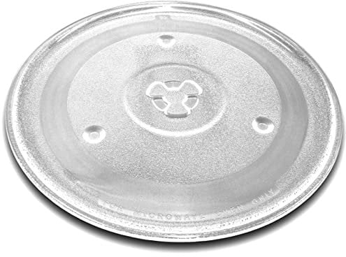 vhbw piatto compatibile con Sharp YC-GG252AE, R744S, YC-MG02E-S forni a microonde - Piatto girevole con attacco a Y, 27 cm, vetro trasparente