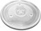 vhbw Plateau tournant compatible avec Sharp YC-GG252AE, R744S, YC-MG02E-S micro-ondes - Plaque tournante verre, 27 cm, support en Y