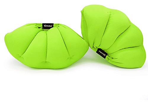 2er Set Fuß Aufzug Schaumstoff Beinauflage Kissen lindern Fuß Druck, Beinstützenkissen mit Griff, Fußstützkissen, Beinstütze und Handwärmer, 35x15cm,Grün