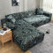 uyeoco Sofabezug L Form Rechts/Links Sofa Überzug Ecksofa Sofaüberwurf Stretch Sofahusse Couchbezug für 3/2/4 Sitzer Couch (Color : I, Size : 190-230cm)