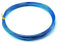 10m Basteldraht 3.0mm, Aluminium Craft Draht Blumendraht Aluminiumdraht Dekodraht Bindedraht für Blumengestecke, DIY Handwerk Dekorieren Schmuck Kranzherstellung, Schmuckdraht zum Basteln,Blau