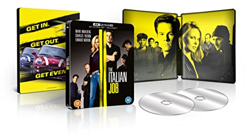 The Italian Job (2003) 4K UHD Steelbook [Region A & B & C] [Blu-ray]