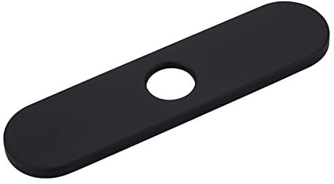 iVIGA 25.4 cm Waschbecken-Wasserhahn-Lochabdeckung Deckplatte (Bogenkante) für Küche und Badezimmer, Waschtisch, Wasserhahn, Außenarmatur, Abdeckkappe für 1- oder 3-Loch-Mischbatterie