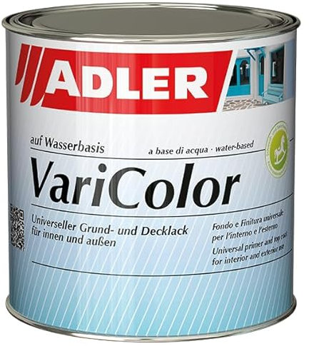 ADLER Buntlack Acryllack Varicolor in vielen Farbtönen, wasserbasiert 375ml RAL7031 Blaugrau