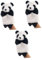 BESTonZON 3 STK Handpuppe Puppen Panda-Marionette Geschichte Marionette Geschichte Erzählende Marionette Requisiten Cosplay