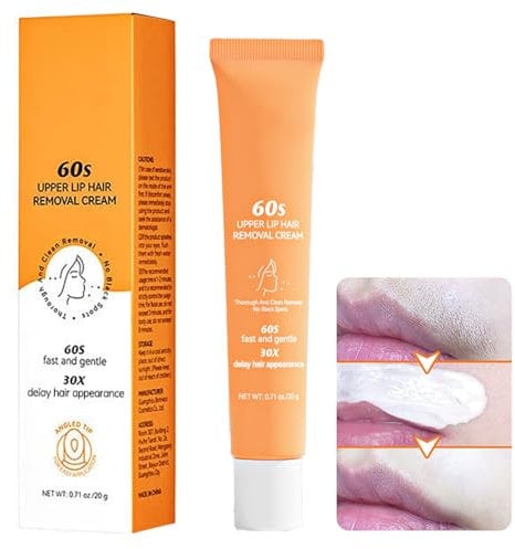 Enthaarungscreme Gesicht, Gesichtshaarentfernungs Creme Haarentfernung Gesichts Damen, Beruhigende Enthaarungscreme Für Gesicht Und KöRper, Hair Off Haarentferner (1 PCS)