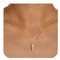 ESHIONER 18K Gold Kreuz Kette für Damen Mädchen Goldene kreuz kette Plattiert Kreuz Layered Wasserfest Einstellbar Anhänger Christian Jesus KreuzKette Schmuck Geschenke für Damen Mädchen