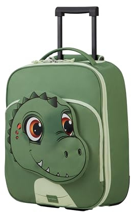 Samsonite Sammies Dino Rex - Kinder 2-Rollen Kabinentrolley 45x36x19 cm, Handgepäck Koffer EasyJet kompatibel, Underseat Reisekoffer für Kinder, 30L