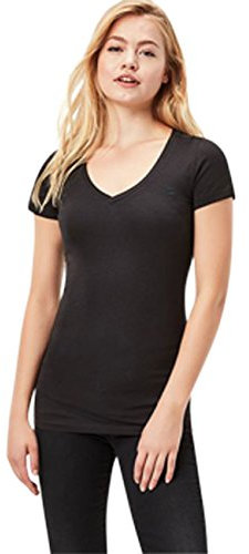 G-STAR RAW Damen Basic V-Neck Cap Sleeve T-Shirt