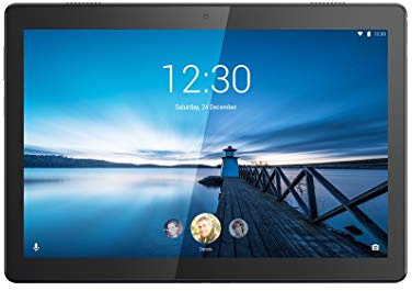 Lenovo Tab M10 HD 10.1 Tablet, Android 9.0, 16GB Storage, Quad-Core Processor, WiFi, Bluetooth, ZA4G0000US, Slate Black