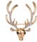 Amosfun no?l cerf Broche Strass tête de Renne Broche épingle