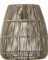 PR Home of Scandinavia Lampenschirm Rattan für Außen grau beige Saigon 28cm für E27 Pendelaufhang