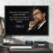 Malcolm X Poster Education Is The Passport To The Future Poster Malcolm X Portrait Malcolm X Zitat Vintage Poster Bürgerrechte Witziges Geschenk Metallschilder 20,3 x 30,5 cm