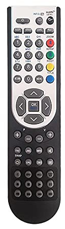 MYHGRC Nuevo Mando a Distancia RC1900 para Mando Oki TELEFUNKEN Blusens HITACHI Luxor GRUNDIG Sharp JMB Bush TECHWOOD Akai SANYO LCD LED Plasma Smart TV