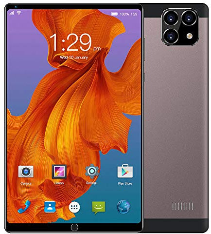 CYY Tablet Android da 8 pollici Ultra Sottile,1GB RAM + 16 GB ROM,Processore Quad Core,Touch Display IPS FHD 1280x800,Doppia Fotocamera 0.3 MP + 2 MP,GPS Bluetooth WiFi,con Dual SIM