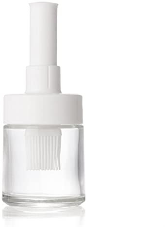 Silikon Backen BBQ Öl Butter Senf Würzen Gebäck Pinsel Flasche Haushalt Küche Zubehör (Color : White Dip)