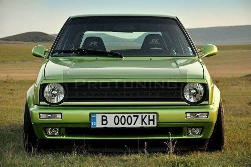 Kühlergrill ohne Emblem für Golf II MK2