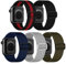 Chinbersky 5 confezioni di cinturini compatibili con cinturino Apple Watch 49 mm 45 mm 44 mm 42 mm uomo donna cinturino di ricambio regolabile nylon elastico sport per iWatch ultra serie