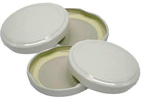 La zappa Tappi per barattoli in vetro capsule per boccaci conserve e passata di pomodoro (Confezione da 10 pezzi, 70 mm)