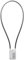 SISAV Serrure à câble long de 50cm/20pouces avec cadenas à combinaison à 4 chiffres,câble de sécurité réinitialisable,pour bagages,valises,armes,casques - couleur argentée 1 Pièces