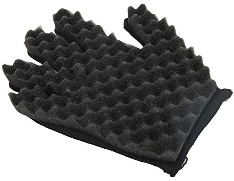 Coil Styling, Curling Sponge, Curling Sponge Glove Afro Coil Flexibler Tragbarer Hair Twist Schwamm für Friseursalon