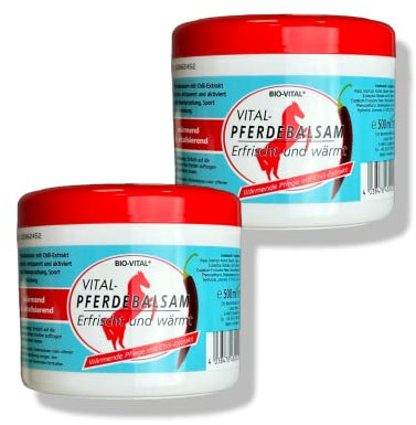 Original Pferdebalsam Wärmegel Pferdesalbe erfrischt & wärmt mit Chili-Extrakt 1000 g (2er Pack)