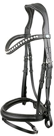 Kieffer Trensenzaum Essentials XIA Größe VB, Farbe schwarz-schwarz-Leder