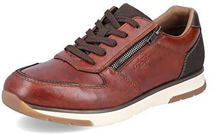 Rieker Herren Low-Top Sneaker B2010, Männer Halbschuhe,Freizeit,sportlich,straßenschuhe,Strassenschuhe,Sportschuhe,braun (24),43 EU / 9 UK